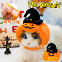 ハロウィン 帽子 猫 犬 かぼちゃ カボチャ 被り物 ペット帽子 コスチューム 犬 服 ドッグウェア ペット カボチャ 変身 おもしろい かわいい 犬の服 ネコ...