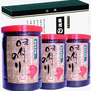 鯛だし 味付け海苔 有明海産 3本入 卓上セット【加太 鯛 贈答 御供 粗供養 紀州備長炭仕上 磯賀屋 いそかや 】