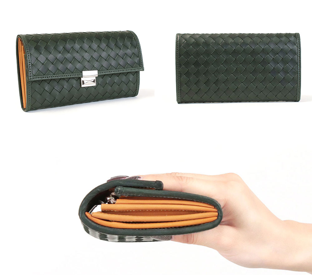 【 isola公式 】 財布 メッシュ 長財布 レディース 大容量 ギャルソン 本革 日本製 isola アイソラ カリオカメッシュ マルタ 2402