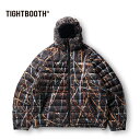 TBPR(タイトブース)Tightbooth2023 FALL / WINTER COLLECTIONLIGHT DOWN JKTBranch CamoTIGHTBOOTH PRODUCTION(タイトブース プロダクション)ダウンジャケット メンズ スケーター スケートボード スケボー