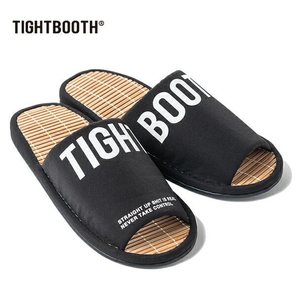 TBPR(タイトブース)TightboothTIGHTBOOTH 2024 SUMMER COLLECTION 6thBIG LABEL ROOM SANDALBlackTIGHTBOOTH PRODUCTION(タイトブース プロダクション)送料無料