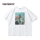 TBPR(^Cgu[X)TightboothTIGHTBOOTH 2024 SPRING / SUMMER COLLECTION 7thJENGA T-SHIRTWhiteTIGHTBOOTH PRODUCTION(^Cgu[X v_NV)