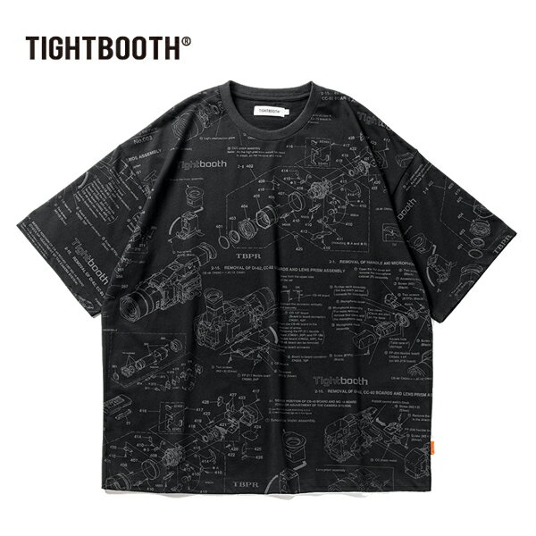 Rakuten - TBPR(タイトブース)TightboothTIGHTBOOTH 2024 SUMMER COLLECTION 4ndTBPR ANALYZE T-SHIRT BLACKTIGHTBOOTH PRODUCTION(タイトブース プロダクション)