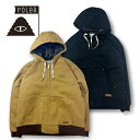 POLER(|[[)2023A/WPOLER DUCK CANVAS HOODED JACKETBLACK/BEIGEAEghALv