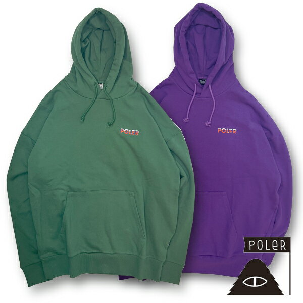 POLER(ポーラー)2023A/WPOLER POP HOOD2Color長袖SWEATフーディーpullover プルオーバーアウトドアキャンプ