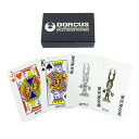 DORCUS "PLAY or BE PLAYED" PLAYING CARD やるかやられるかカード！！いつでも真剣勝負！DORCUS TOP BREEDINGSYSTEM (ドーカストップブリーディングシステム) 大阪スケートボード界を支える スーパースター野上竜也"VENIX" が手がける どの製品も質が高く、素材、サイズにもこだわりをもち デザインには彼の代名詞でもある クワガタが描かれている 有名アーティストや人気ブランド ”MADBUNNY"などとも コラボアイテムを開発しユーザーから高い支持を得ています iS OLLiESオープンからずっと取引しているブランドの1つで当ショップでの存在感と安定感は抜群。代表の野上竜也(Venice）氏ともネイバーな仲で商品に対するコンセプトや細かい所まで考えて製作している過程を知っている当店としてもイチオシのブランドでオススメ度MAXです！！