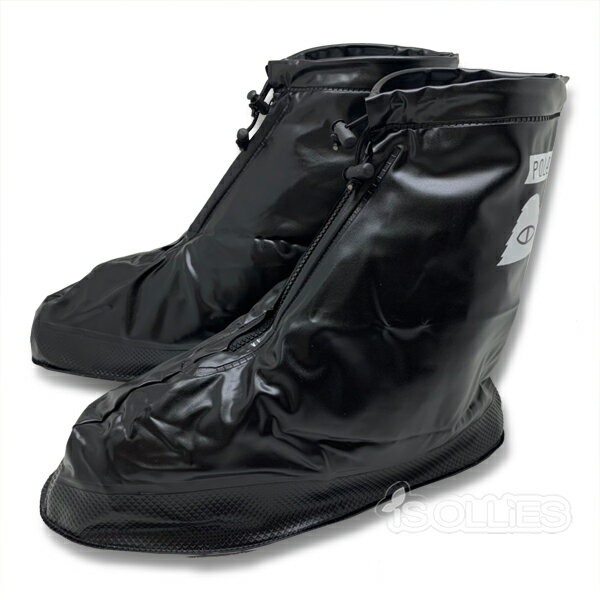 POLER(ポーラー)SHOE'S RAIN COVER (シューズレインカバー)BLACK(黒)/OLIVE(オリーブ)2色展開(スニーカー)(革靴)(キャンプ)(アウトドア)(レインカバー)(雨)