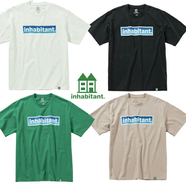 inhabitant(インハビタント)Logo-Tshirts /4ColorTシャツ送料無料 Tシャツ トップス
