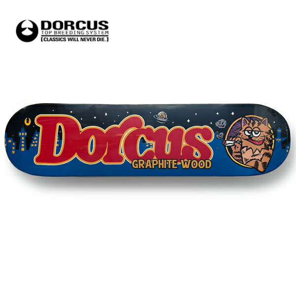DORCUS(ドーカス)TACO DORCUS NIGHT CRUISE SKATEDECKRED7.75サイズスケートボード デッキRINNO(TACOSURF MFG)送料無料 デッキテープ付き