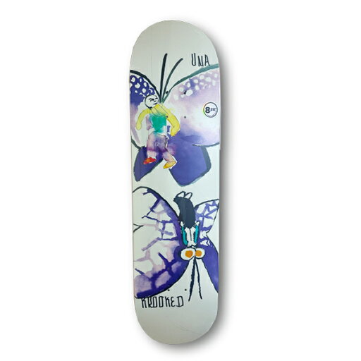 KROOKED(クルキッド) KR BRD UNABUTTERFLIES 8.28skateboard(デッキ)スケートボードデッキテープ付き送料込み KROOKED(クルキッド) KR BRD UNABUTTERFLIES 8.28skateboard(デッキ)スケートボードデッキテープ付き送料込み