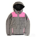686(sixeightsix)GIRLS LILY INSL JKTCHARCOAL(チャコール)(グレー)(snowboard)(kids)(キッズ)(ガー...