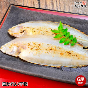 島根県産 笹かれい 干物 6枚詰め 山陰 日本海 石州灘獲れ 朝食サイズ の 干し鰈 ヤナギムシカレイ 一夜干し