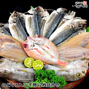 送料無料 お誕生日 母の日 父の日 ギフト プレゼントのどぐろ 入り 干物セット 島根県産 日本海、国産 干物 12枚 詰合せ 白身のトロ ノドグロ (あかむつ) かれい 鯵 ( あじ ) いさき の 一夜干し ひもの 内祝い 贈り物 産地直送 海鮮 お取り寄せ 水産加工