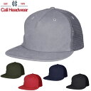 Cali Headwear カリヘッドウェア コットン/メッシュ キャップ メンズ 芯なし 5 Panel Soft Structured