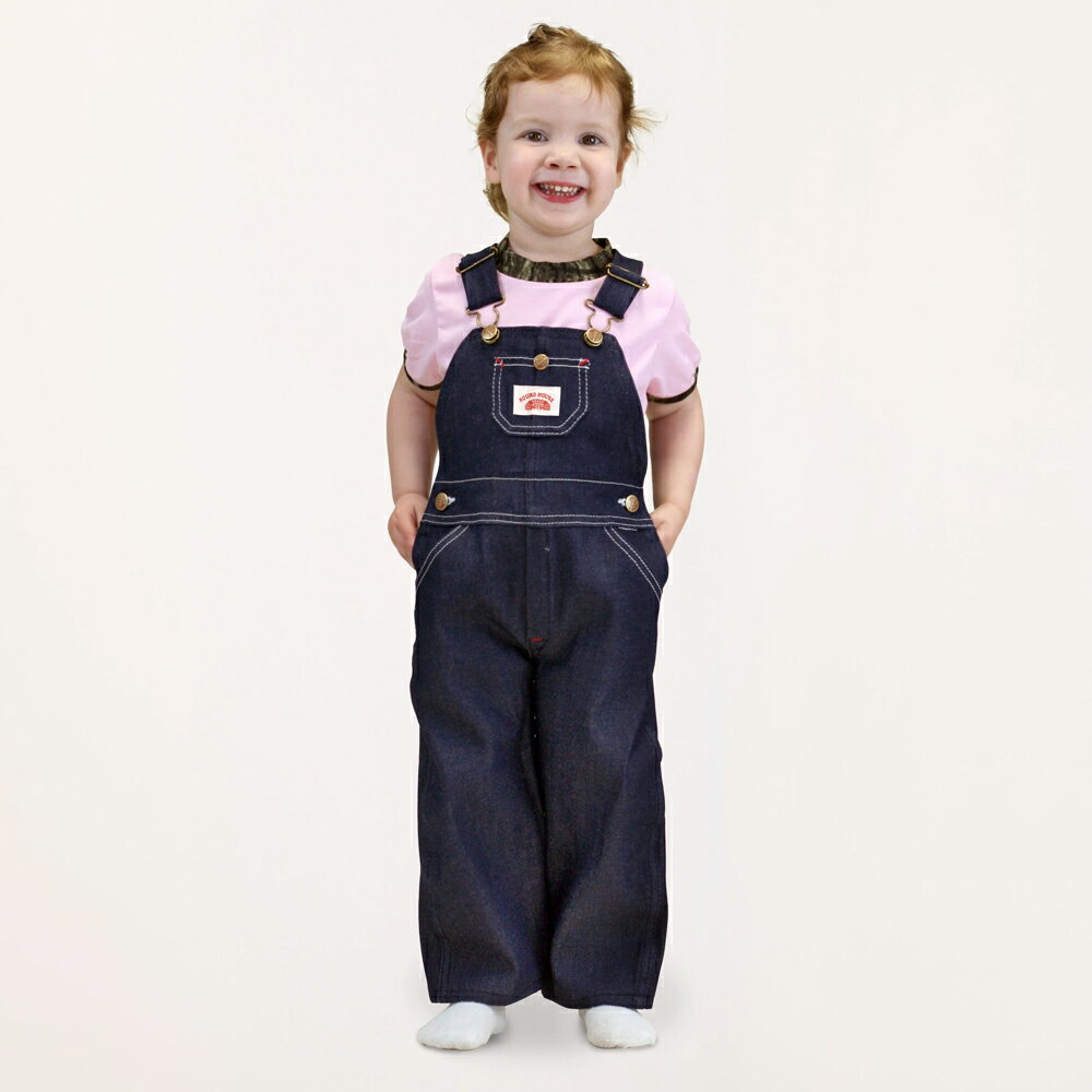 Rakuten - Round House/ラウンドハウス キッズ デニム オーバーオール Kids Premium Blue Denim Bib Overall