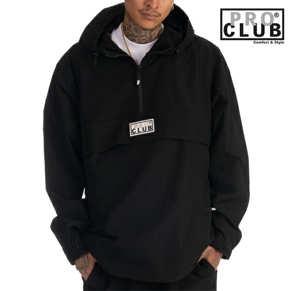 楽天五十六（イソロク）楽天市場店Pro Club プロクラブ アノラック プルオーバー ジャケット Men's Nylon Anorak Pullover Jacket