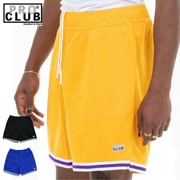 Pro Club プロクラブ ショートパンツ ハーフパンツ メッシュ バスケットボール ジャージー ショーツ PERFORMANCE BASKETBALL SHORT