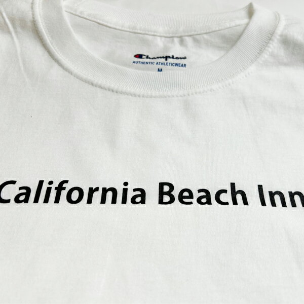 Champion チャンピオン Tシャツ カリフォルニア・ビーチ・イン アメリカ流通ボディ
