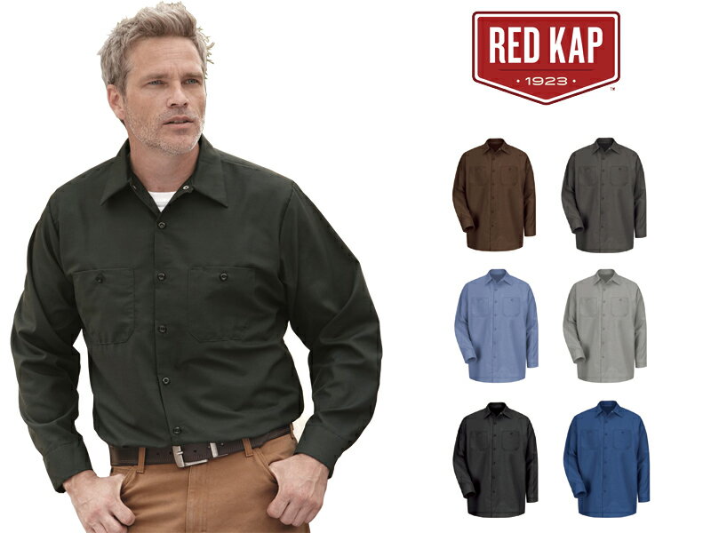 REDKAP（レッドキャップ）長袖 ワークシャツ WORK SHIRT L/S #SP14