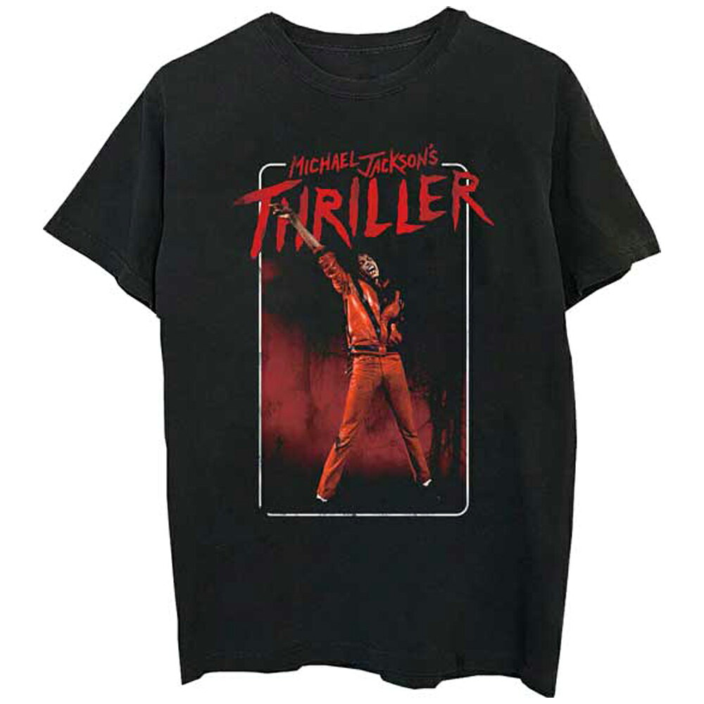 マイケルジャクソン Tシャツ スリラー柄 Michael Jackson Thriller Tee アメリカ正規ライセンス