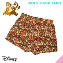 【パンツ3枚購入でメール便送料無料】Disney ディズニー チップとデール 総柄 トランクス AWDS5898 (M) キャラクターグッズ メンズ 下着 綿 ...