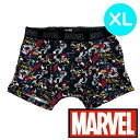【パンツ3枚購入メール便送料無料】マーベル MARVEL ヴェノム コミック ボクサーパンツ (XL)サイズ ブラック/メンズ/綿100/レディース/キャラクタ...