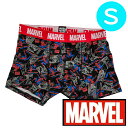 【パンツ3枚購入メール便送料無料】マーベル MARVEL スパイディ コミック ボクサーパンツ (S)サイズ ブラック/メンズ/綿100/レディース/キャラクタ...