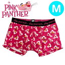 【パンツ3枚購入でメール便送料無料】ピンクパンサー ボクサーパンツ フェイスいっぱい PK M キャラクター ギフト ユニセックス メンズ ローライズ 綿混 綿 前閉じ(4)