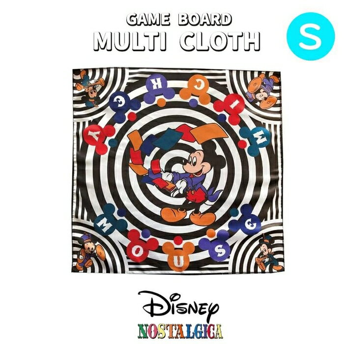 楽天五十六（イソロク）楽天市場店Disney ディズニー ノスタルジカ ゲームボード クロス Sサイズ APDS3607N キャラクター ランチ お弁当 小学校 幼稚園 給食 おしゃれ 可愛い インテリア