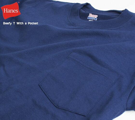 ヘインズ ポケットTシャツ ビーフィー Hanes