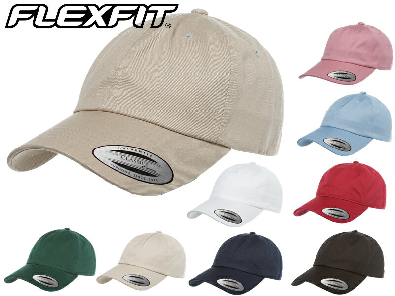 YUPOONG Flexfit フレックスフィット キャップ 6パネル Low Profile Cotton Twill