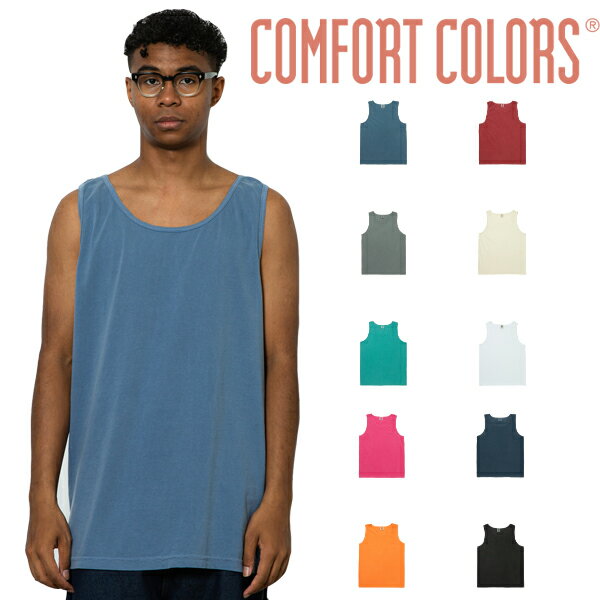 コンフォートカラーズ タンクトップ ガーメントダイ 6.1オンス COMFORT COLORS Garment Dyed 6.1 oz Tank