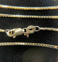 普段着に合うジュエリー直輸入14Kゴールド Box Chain 1mm/60cm/メンズ/レディース/ユニセックス/14K/資産価値/シンプル/本物/保証付き