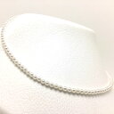 真珠 ネックレス パール オーロラ・彩凛珠 アコヤ真珠 3.5-4.0mm ホワイト シルバー クラスップ 79276 イソワパール