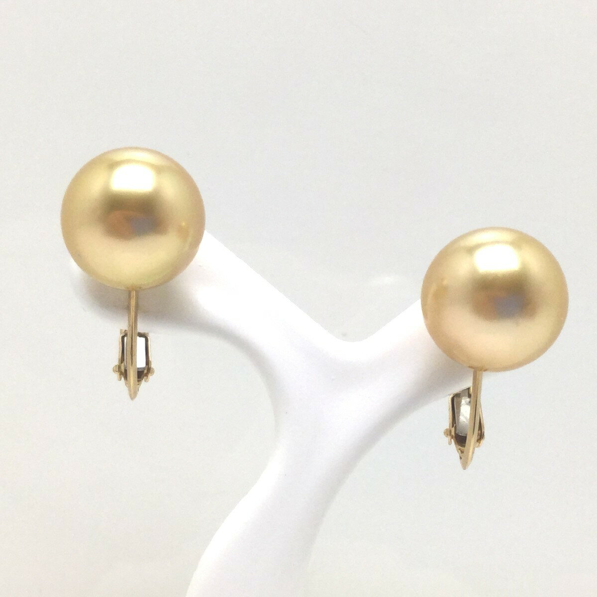 Rakuten - 真珠 イヤリング パール 白蝶真珠 11.3mm ゴールド（ナチュラル） K18 イエローゴールド 79360 イソワパール