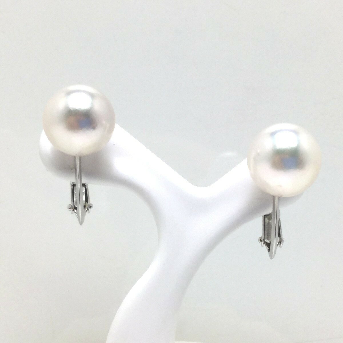 真珠 イヤリング パール アコヤ真珠 9.9mm ホワイトピンク K14 ホワイトゴールド 79752 イソワパール...