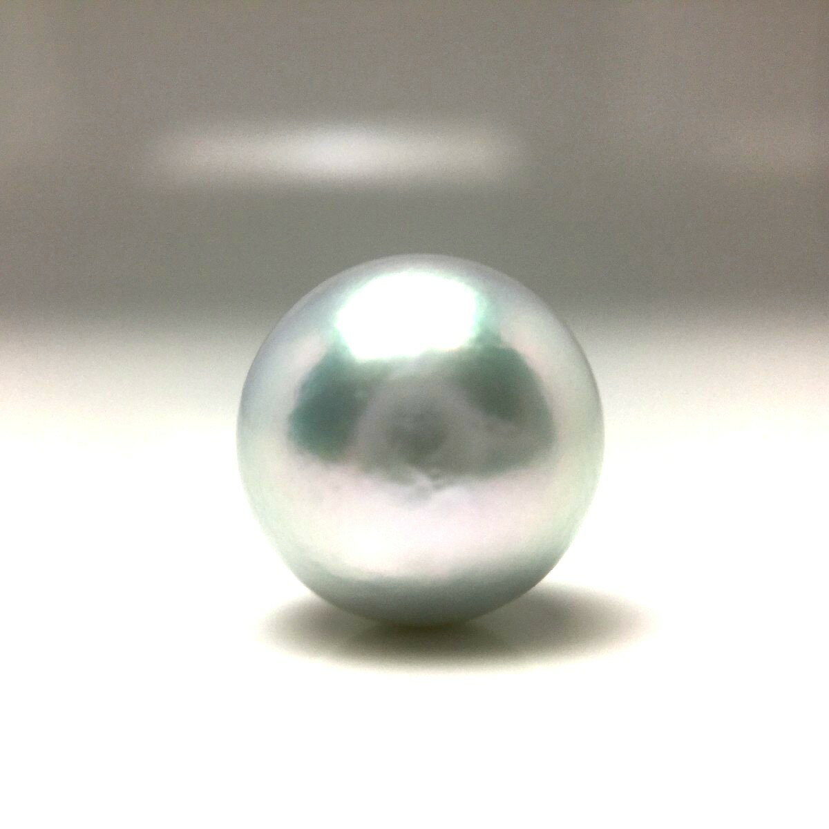 真珠 ネクタイピン パール アコヤ真珠 9.6mm ホワイトシルバーブルー（ナチュラル） Pt900 プラチナ 69268 イソワパール