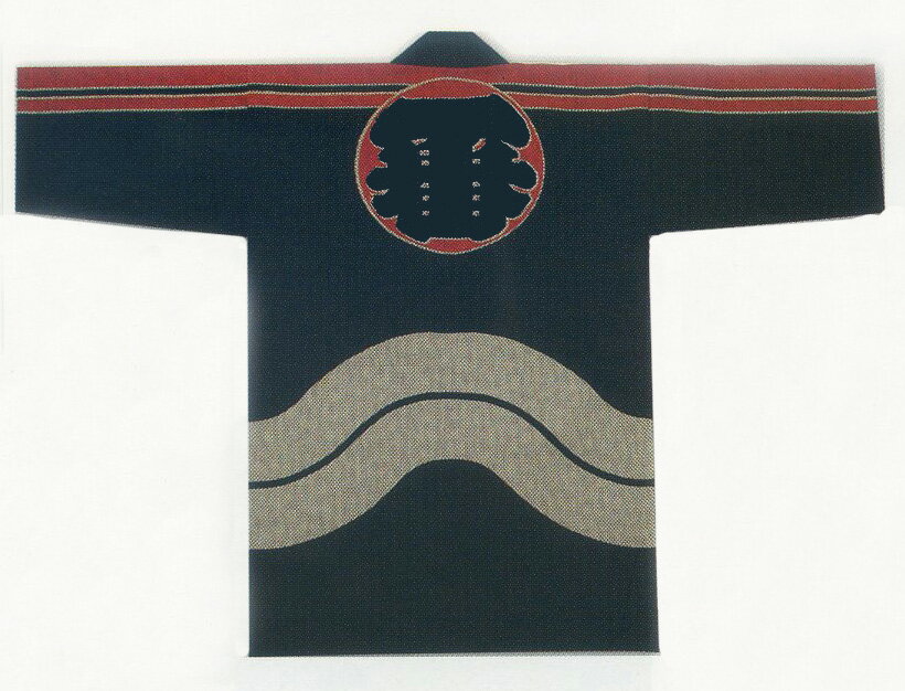 [送料無料] 祭袢天 祭半纏 祭半天 祭袢纏 法被 はっぴ 一番 刺子織 身丈100cm 身巾65cm 衿字・一番 祭衣装 神輿 祭礼 お祭 祭り 祭 綿100