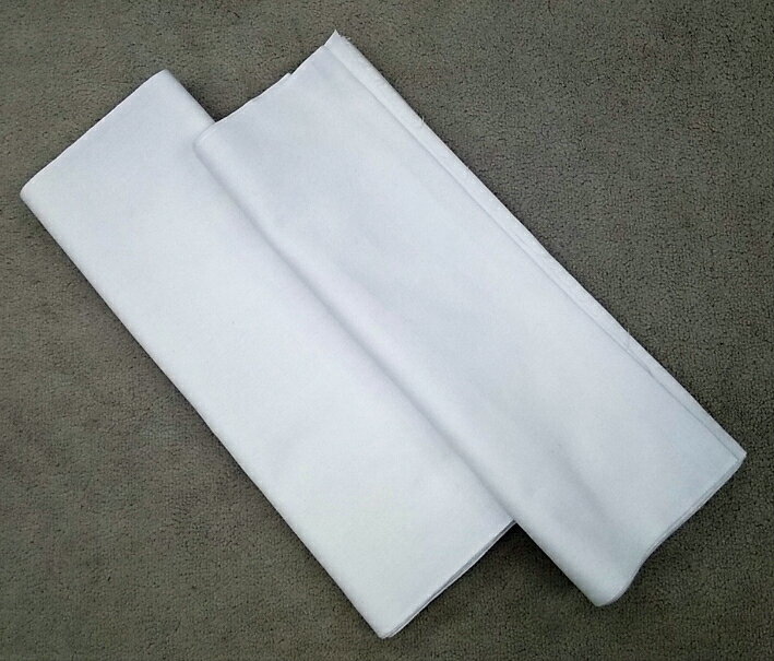 晒 晒し さらし生地 サラシ布 綿100% 4m以上2本セット マスク制作 おむつ ふんどし 祭 包帯 [1本、3本等にも対応します]　※メーカー、長さともにバラバラですのサムネイル