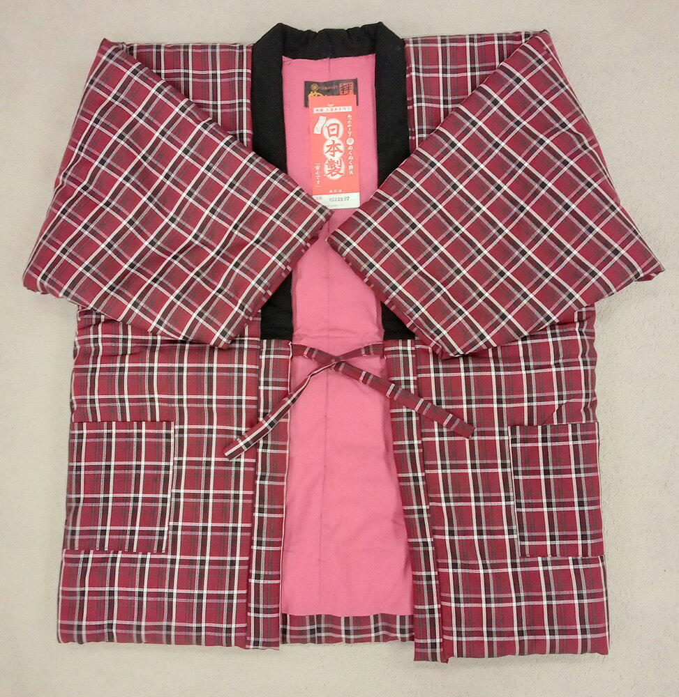 [送料無料]綿入れ半纏 男女兼用 本場久留米 手作り はんてん 暖かい 半天 袢纏 フリーサイズ 男 ...