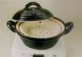 【送料無料！】遠赤外線効果で簡単ヘルシーにおいしいご家庭料理を♪IH対応型ヘルシー蒸し鍋