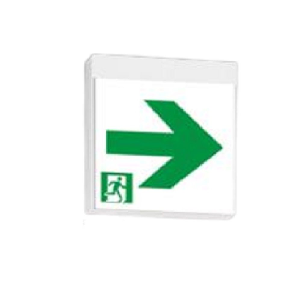 【返品可 保証有】 LED誘導灯セット B級・BH形 片面灯 パネル1枚付(右矢) FBK-42721-LS17+ET-20713