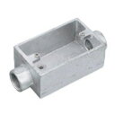 【返品可 保証有】 露出SWBOX1コ用2方出(鋳鉄)G22 DFZ3122P