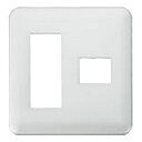【返品可 保証有】 グレーシアシリーズ ラウンド Fプレート 3コ+1コ用 シルバーグレー WTV6274S2