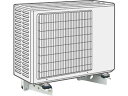 【返品可 保証有】 エアコン室外機用据付台 壁面用 台座のみ MAC-525WS