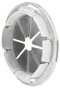 【返品可 保証有】台紙無ケーブルブッシング 適合ノック径34mm・28(31)用 100個価格 CBZ-28-100