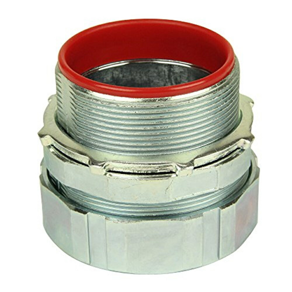 【返品可 保証有】 KM 型附属品 コネクタ ノックアウト接続用 ケイフレックス+制御盤 管用平行おねじ付き 2個入 KMBG70-02