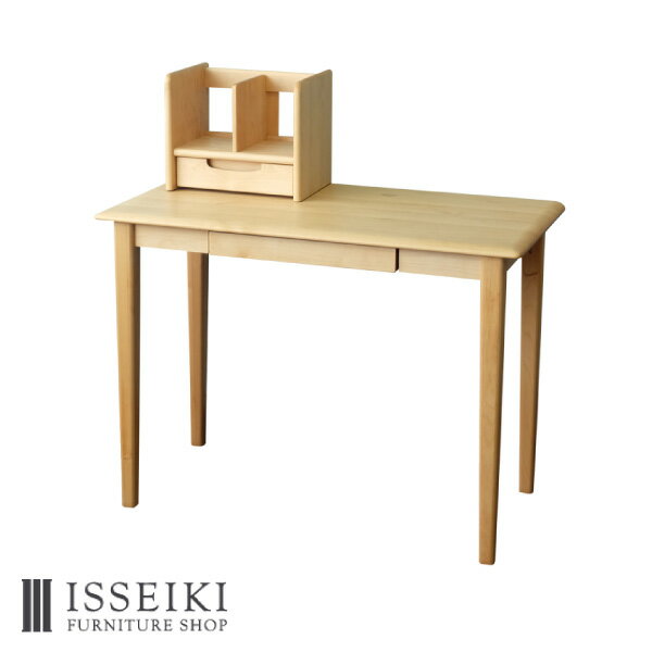 【10/20限定！ポイント5倍！】デスクセット 学習デスクセット 学習机セット 2点 セット 勉強机 デスク 机 つくえ 本立て ブックスタンド 引き出し 収納 机上 卓上 コンパクト 木製 シンプル 子ども おしゃれ 品質保証 ERISKIDS ISSEIKI KIDS