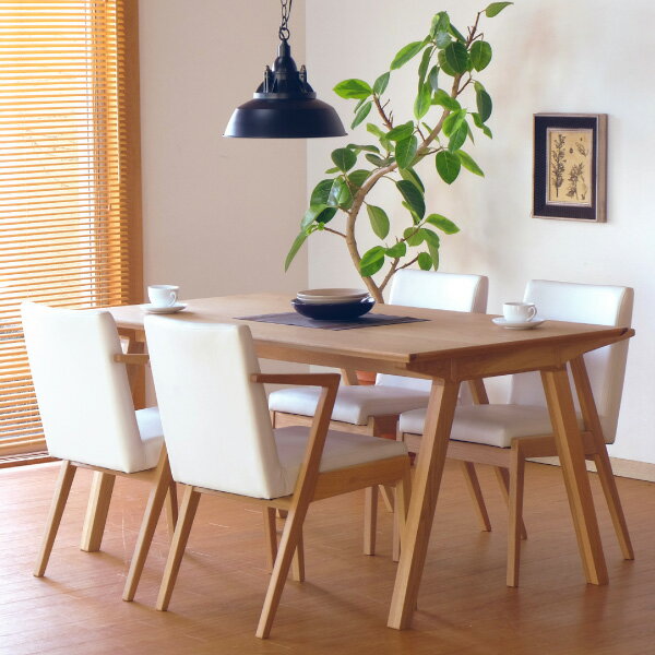 ダイニングテーブルセット【SET】SECCODINING5SET(TABLE+CHAIRx4)(OAK)