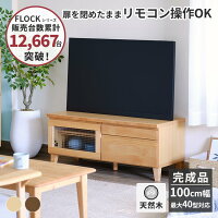 テレビ台 ローボード テレビボード ローボード TVボード TV台 リビング収納 収納棚 小さめ コンパクト 100cm コーナー 完成品 北欧 ナチュラル 1人暮らし ワンルーム 子供部屋 寝室 品質保証 FLOCK NA ISSEIKI 【AR対応商品】